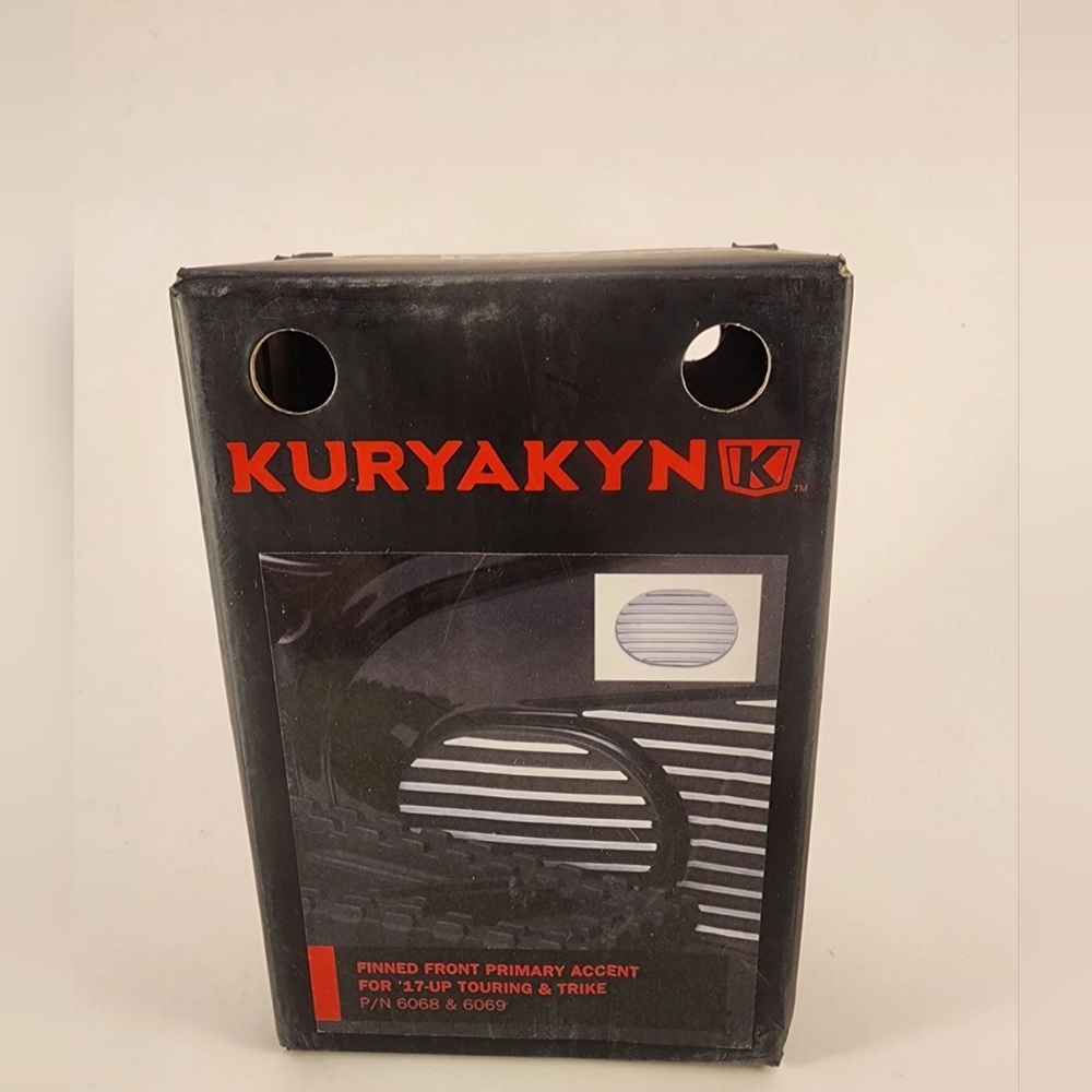 Kuryakyn Finned Front Primary Accent For 2017 And Up Touring And Trike P/N 6068